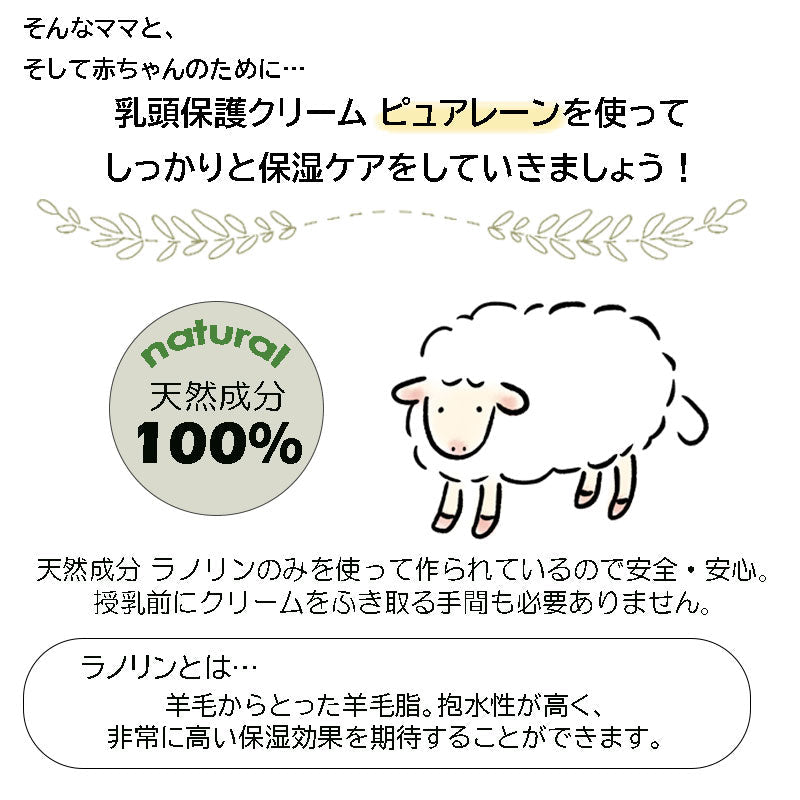 メデラ ピュアレーン 100 37g 大容量タイプ ラノリンクリーム クリーム 天然ラノリン100% medela 保湿 おっぱいケア 育児 授乳 乳首 バストケア ボディクリーム 天然成分 ベビー 赤ちゃん 出産準備 medela purelan - sati 公式サイト